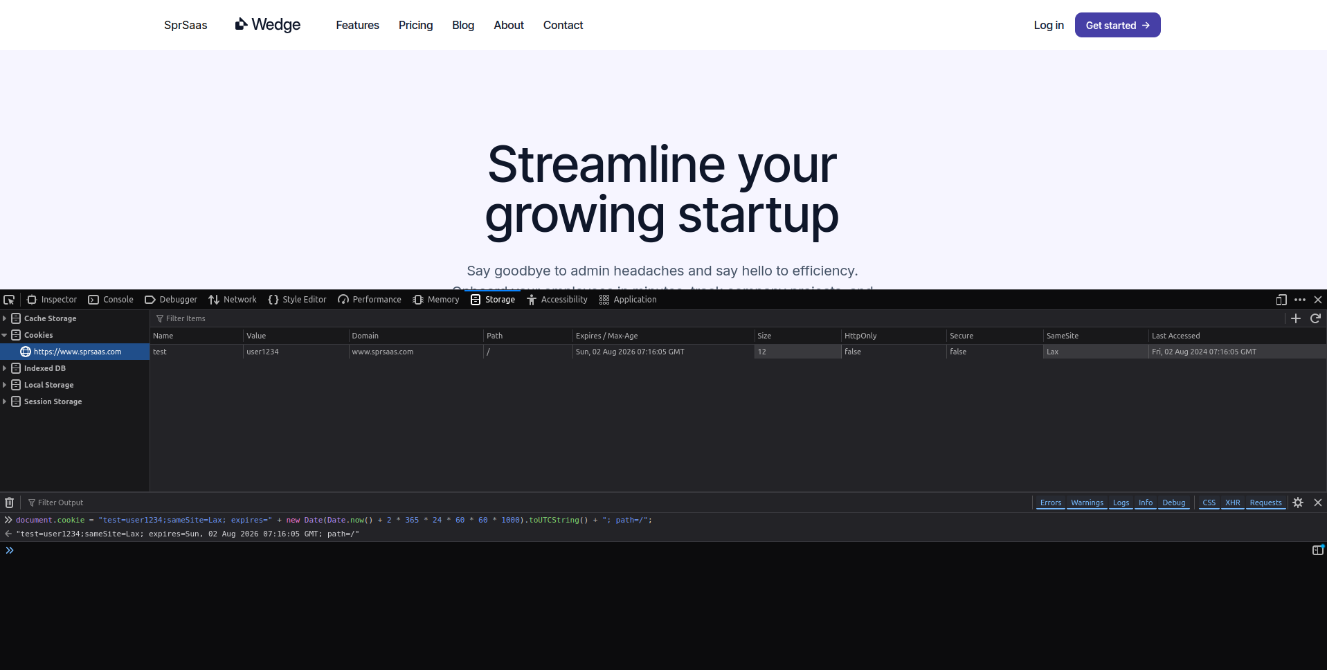 Cookiekeeper screenshot