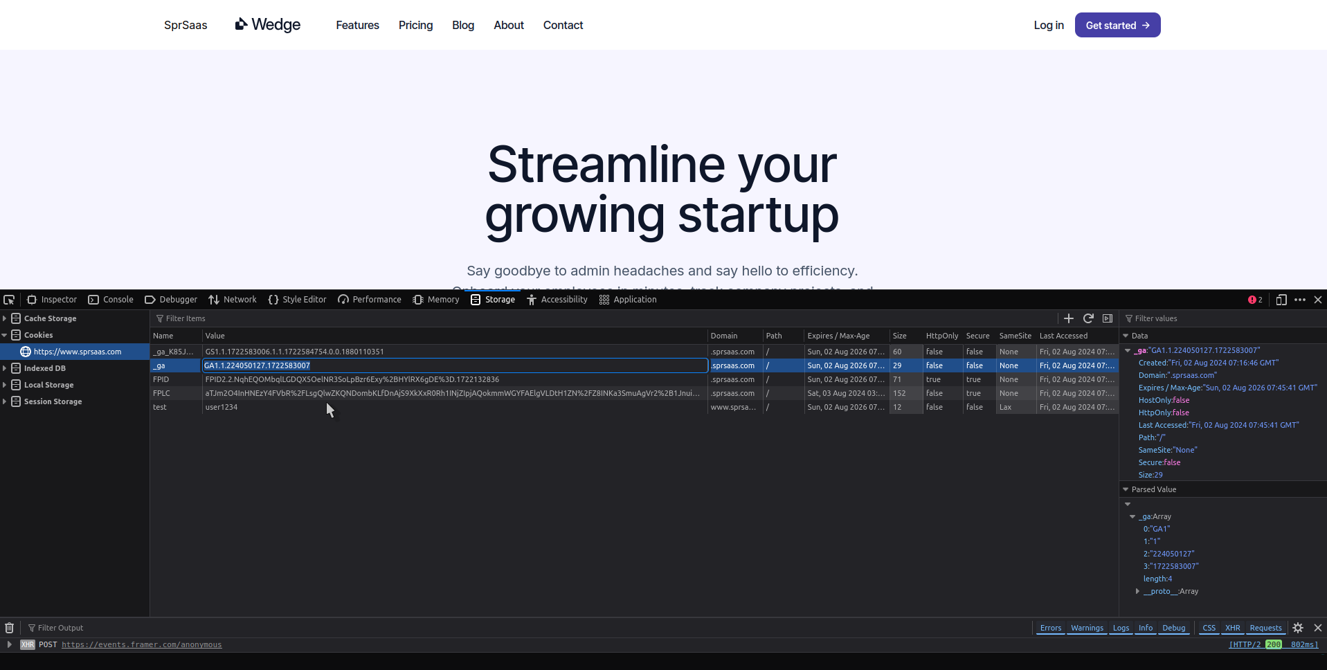 Cookiekeeper screenshot