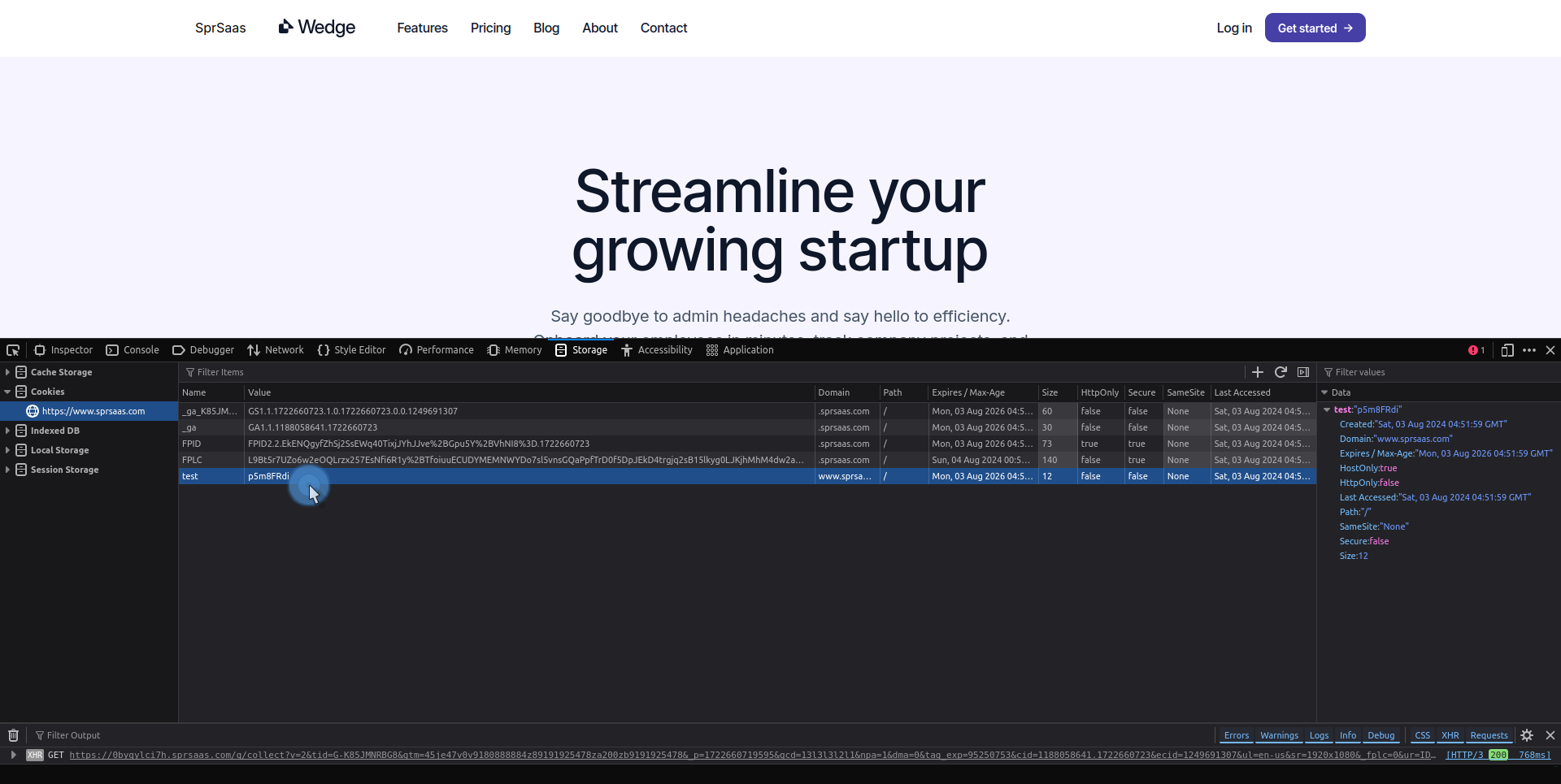 Cookiekeeper screenshot