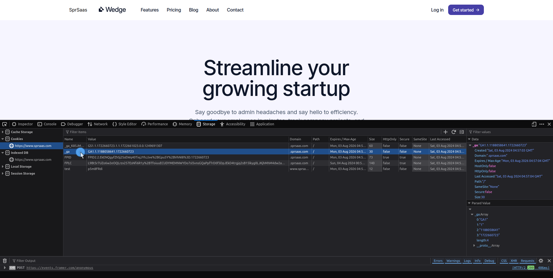 Cookiekeeper screenshot
