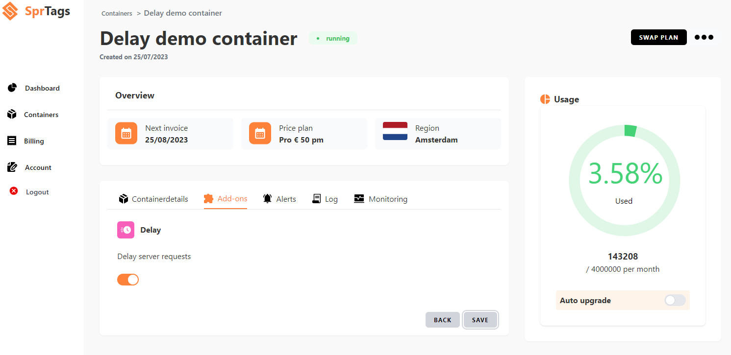 Request Delay screenshot