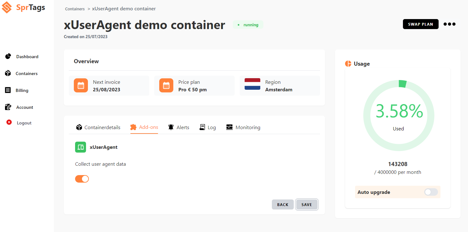xUserAgent screenshot